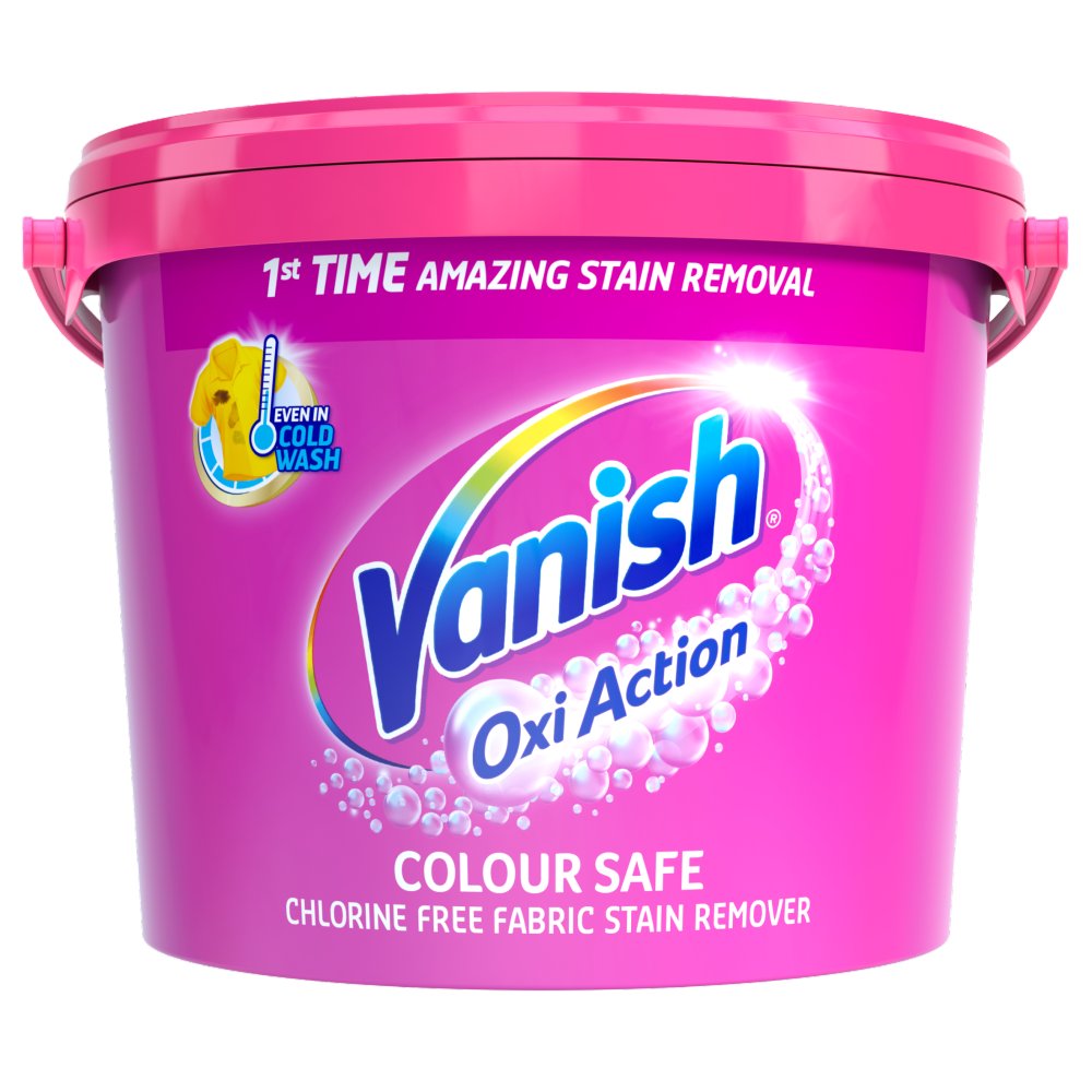 Vanish Oxi Action Fabric Stain Remover Powder 2.4 kg-Food
