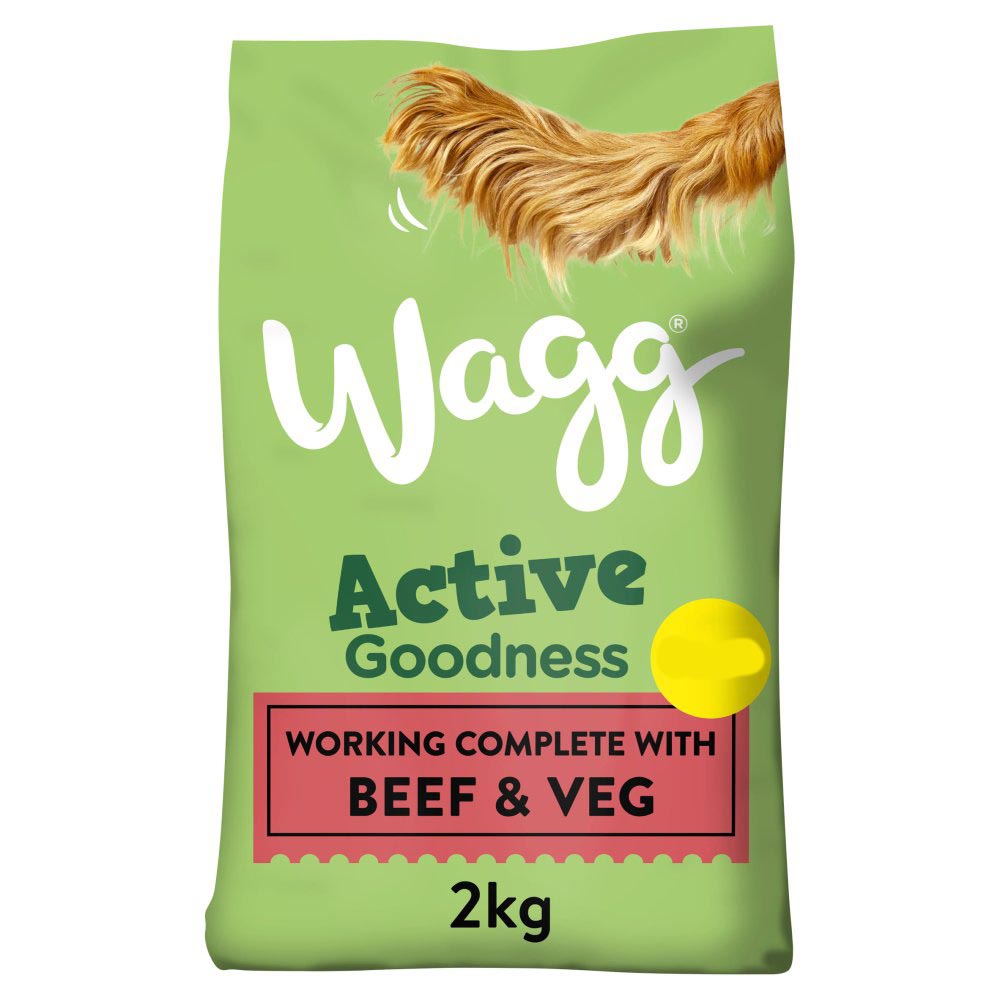Wagg Active Goodness Rich in Beef & Veg 2kg-Food