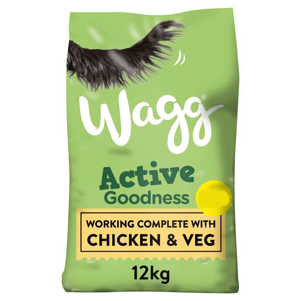 Wagg Active Goodness Rich in Chicken & Veg 12kg-Food