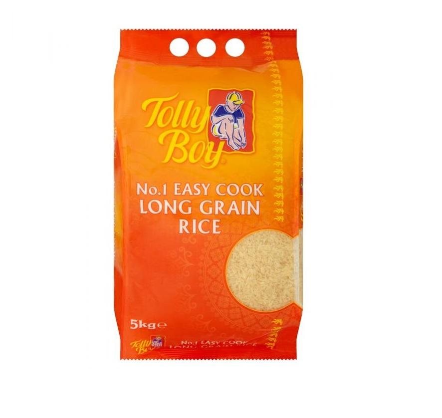 MASTolly Boy Easy Cook Rice 5kg Box of 1-Fd