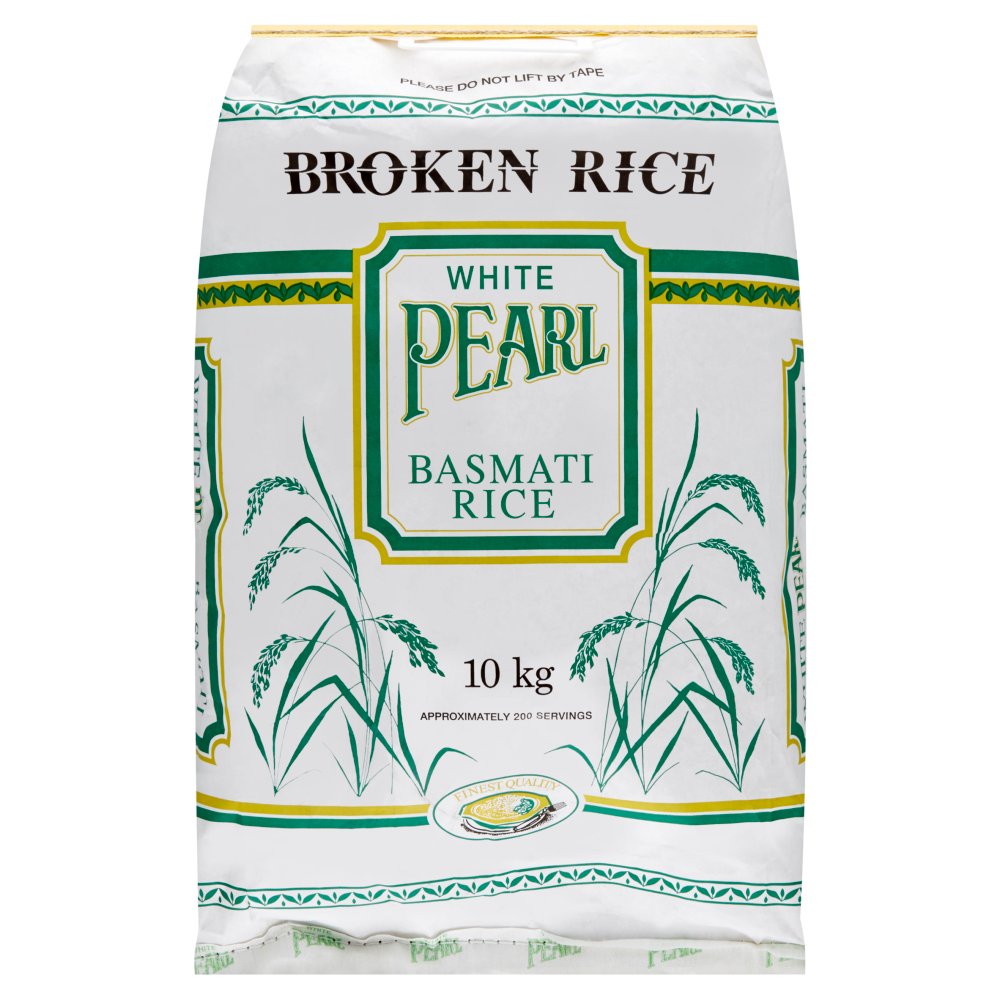 White Pearl Broken Basmati Rice 10kg-Food