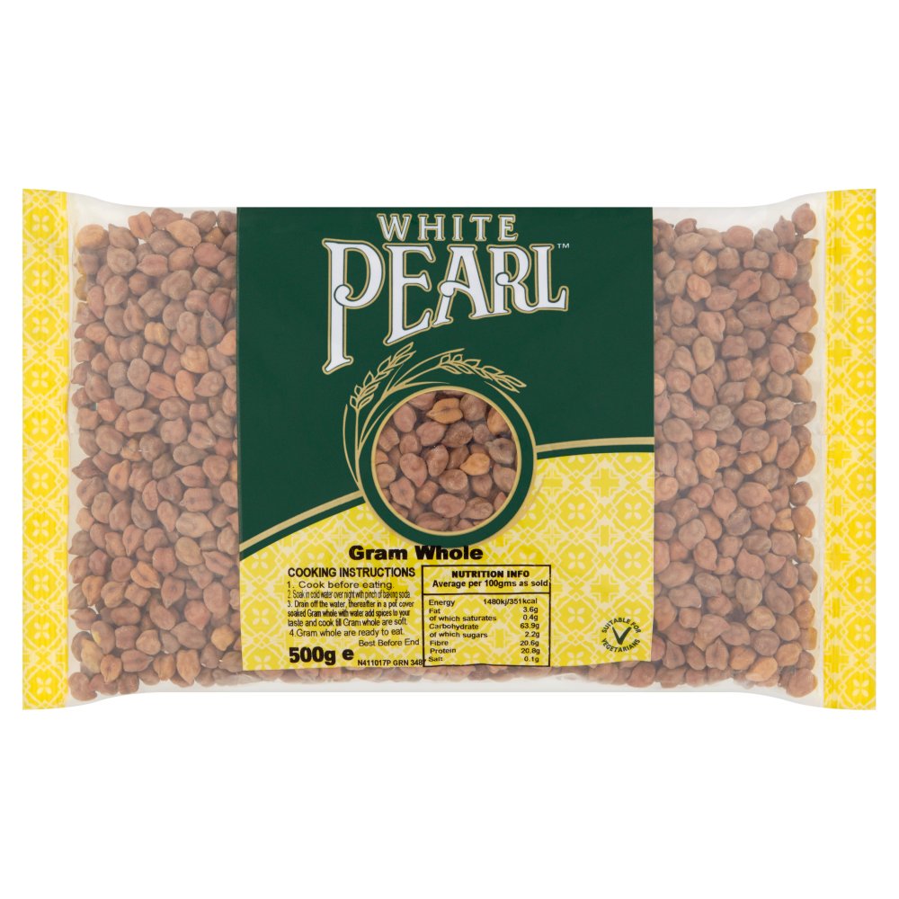 White Pearl Gram Whole 500g-Food
