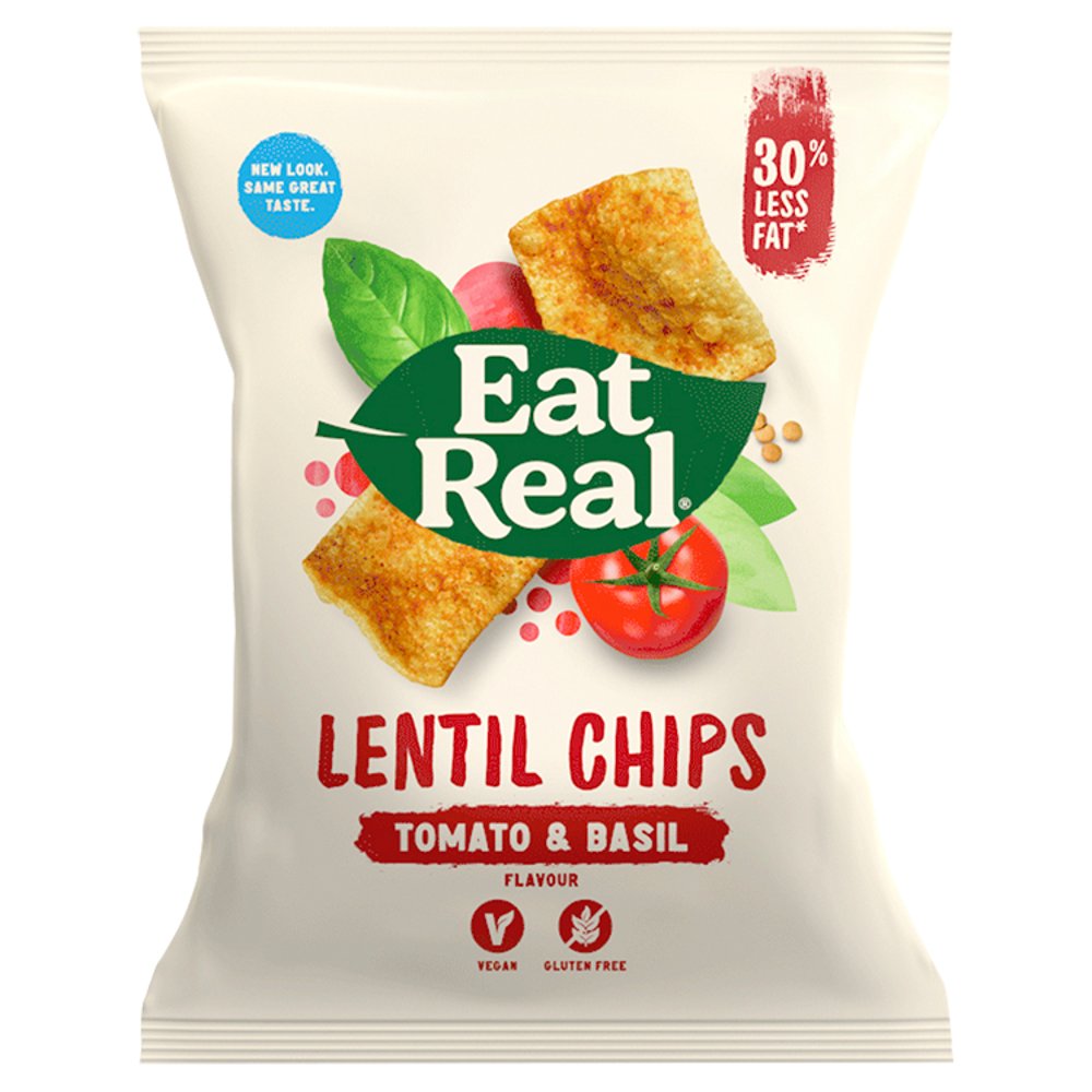 MASEat Real Lentil Chips Tomato & Basil Flavour 40g-Food