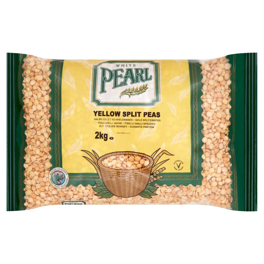 White Pearl Yellow Split Peas 2kg-Food