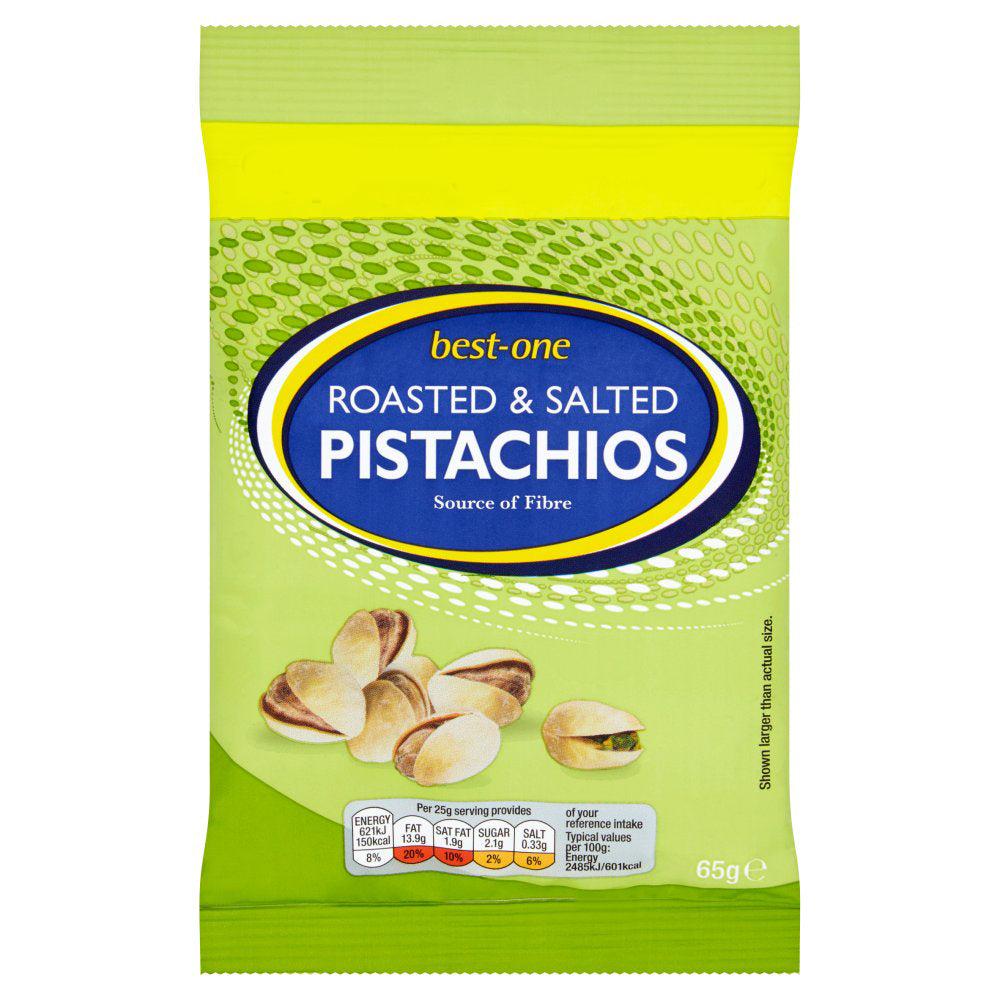 MASBest-One Roasted & Salted Pistachios 65g-Food