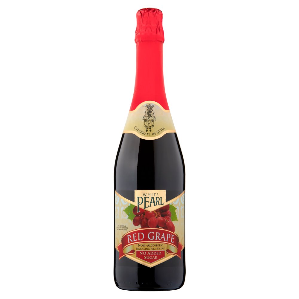 White Pearl Red Grape Non-Alcoholic Sparkling Juice Drink 750ml-Food