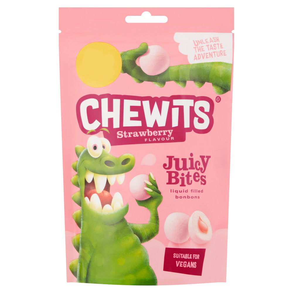 MASChewits Strawberry Flavour Juicy Bites 145g-Food