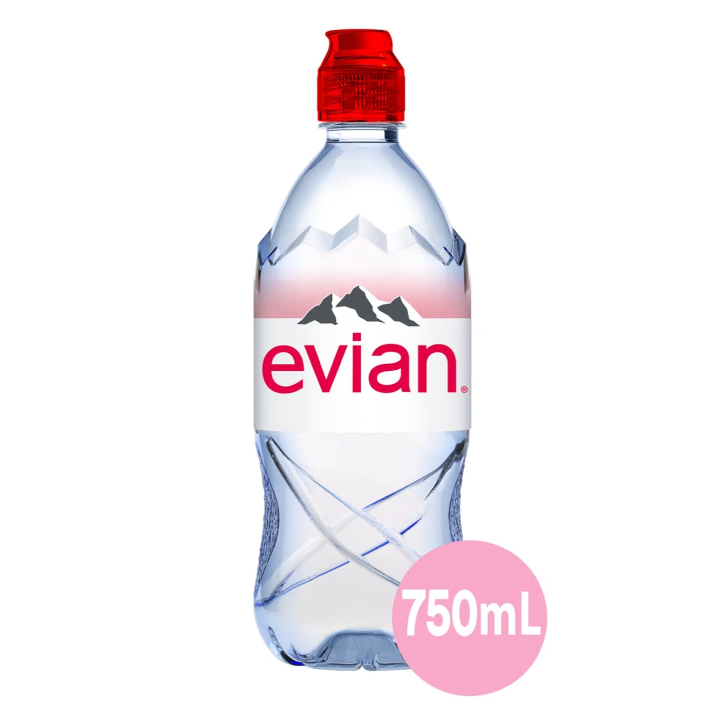 Evian Still Natural Mineral Water 750ml