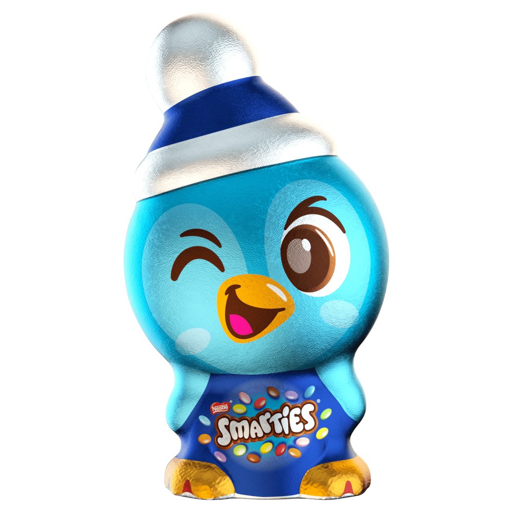 Smarties Milk Chocolate Christmas Penguin 94g-Food