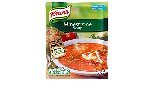 MASKnorr Minestrone Soup 62g Box of 9-Fd