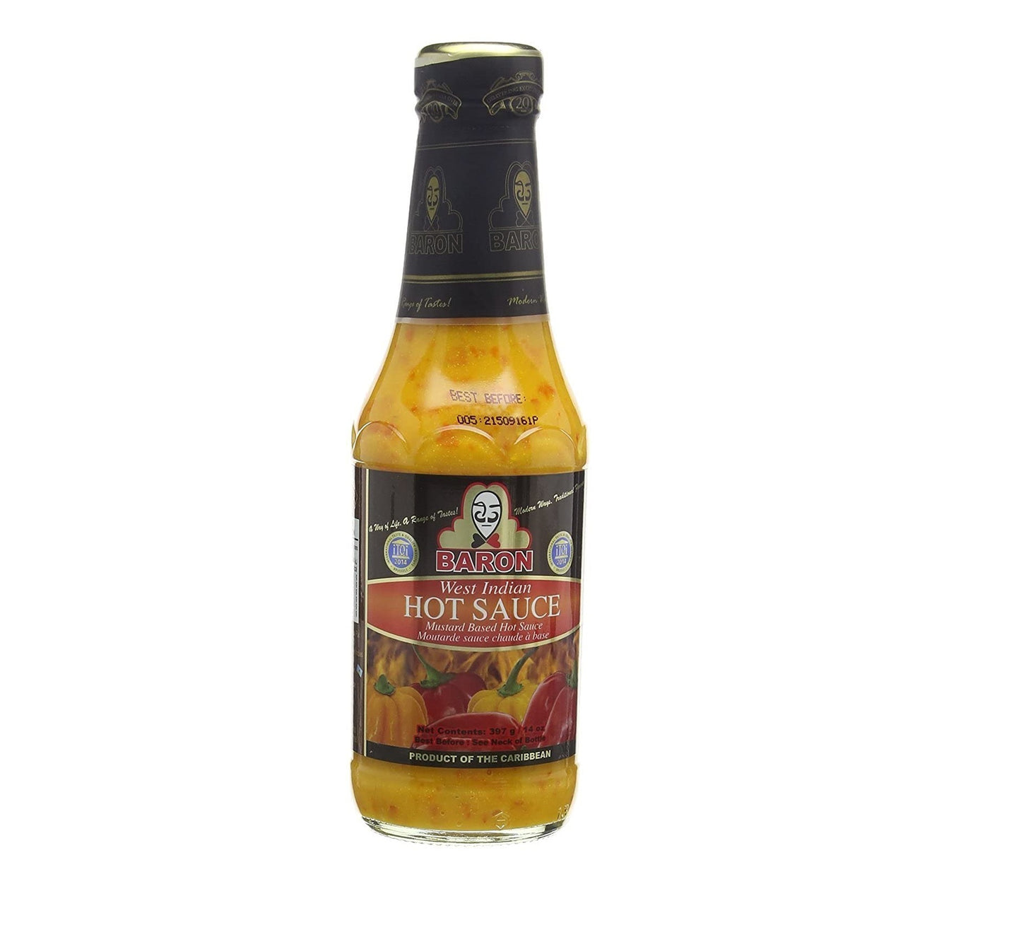 Baron West Indian Hot Sauce 397g