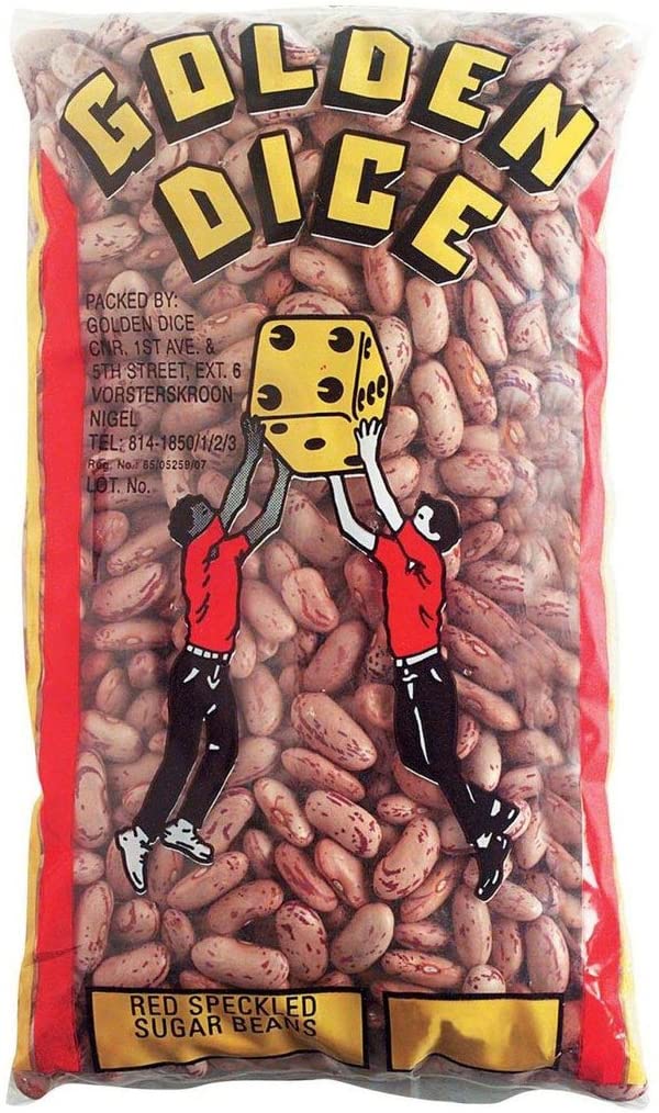 Golden Dice Sugar Beans 500g Box of 10
