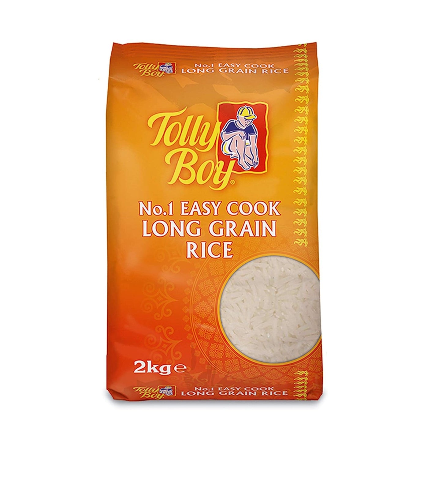 Tolly Boy Easy Cook Rice 2kg Box of 6