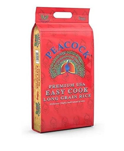 MASPeacock Easy Cook Rice 20kg Box of 1-Fd