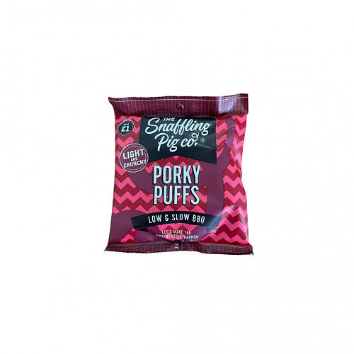Snaffling Pig Low & Slow BBQ Porky Puffs 20g-Food