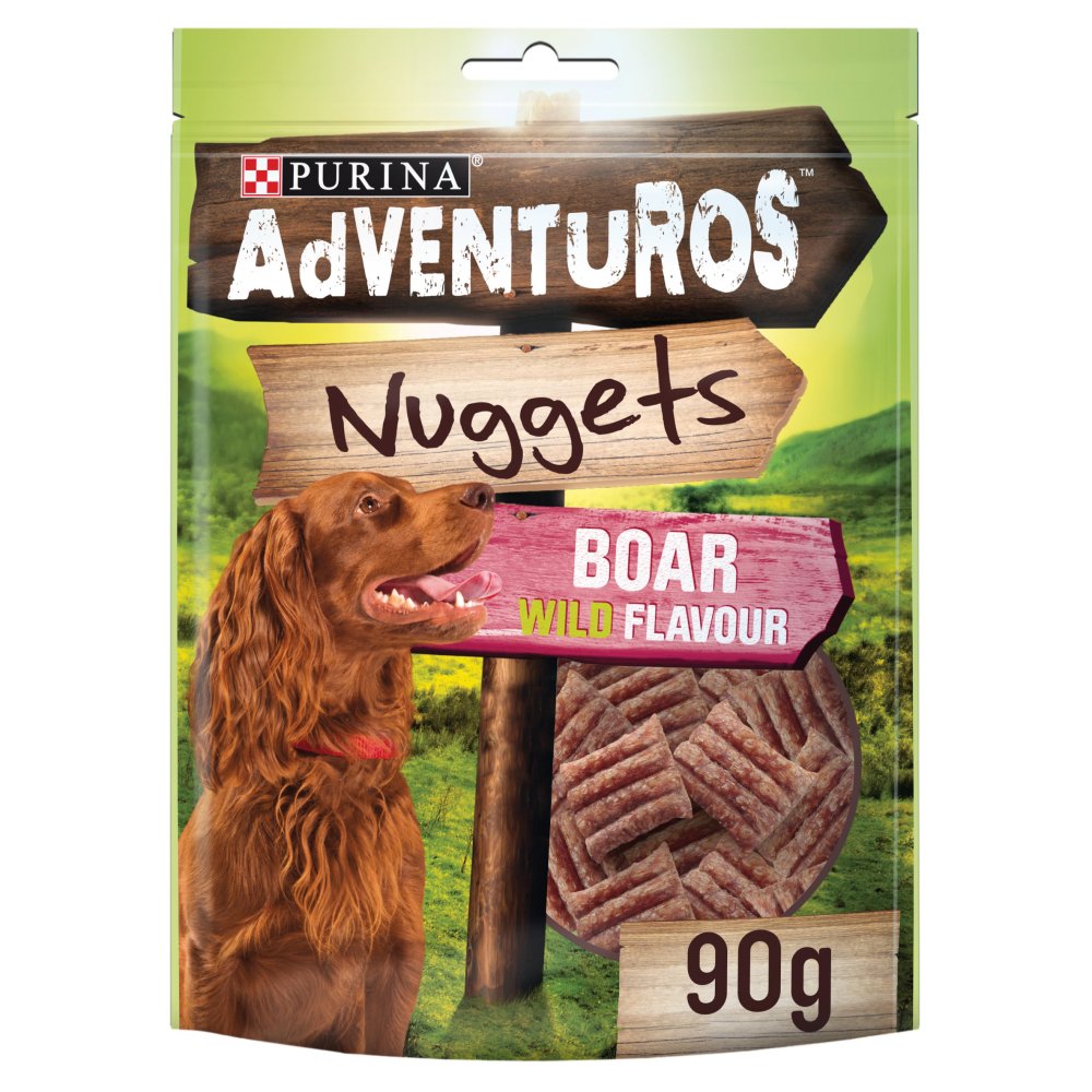 MASAdventuros Nuggets Dog Treats Boar Flavour 90g-Food