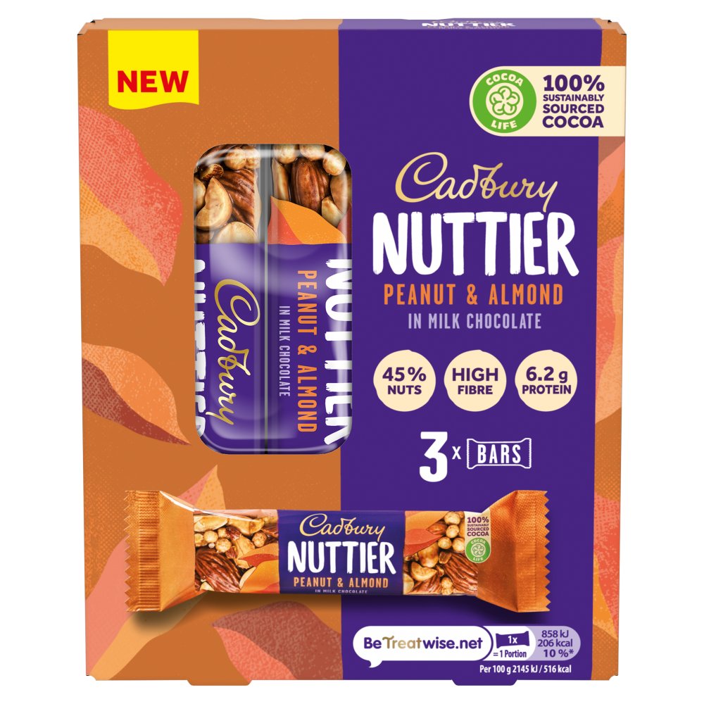 MASCad Nuttier Peanut & Almond Chocolate Bar 120g-Food