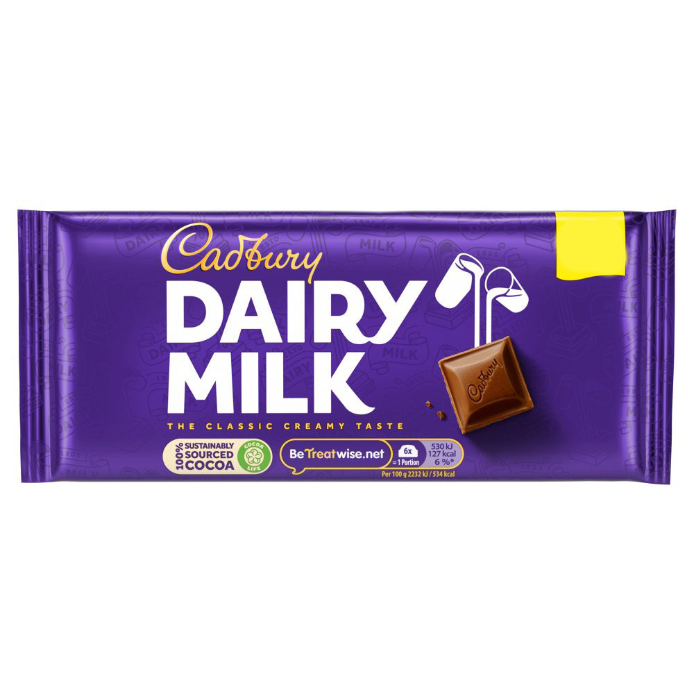 MASCad Dairy Milk Chocolate Bar 95g-Food