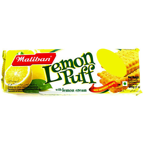 MASMaliban Lemon Puff with Lemon Cream Biscuit 200g-Food