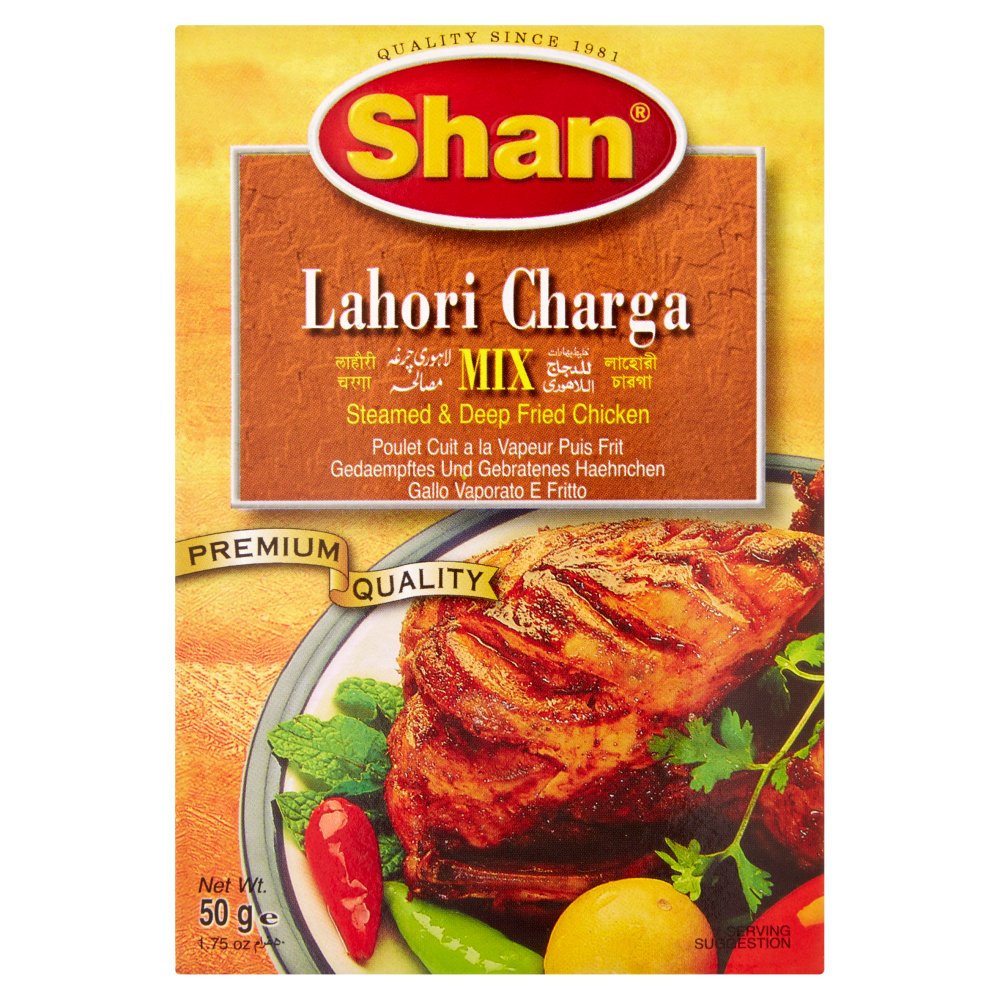 Shan Lahori Charga Steamed & Deep Fried Chicken Mix 50g-Food