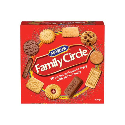 MASMcVitie's Family Circle Biscuits Assortment Selection 620g-Food