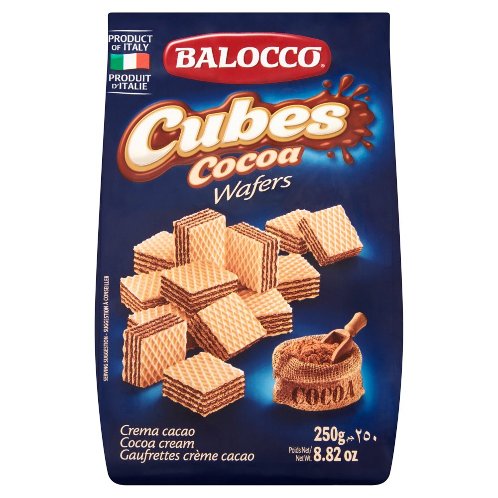MASBalocco Cubes Cocoa Wafers 250g-Food