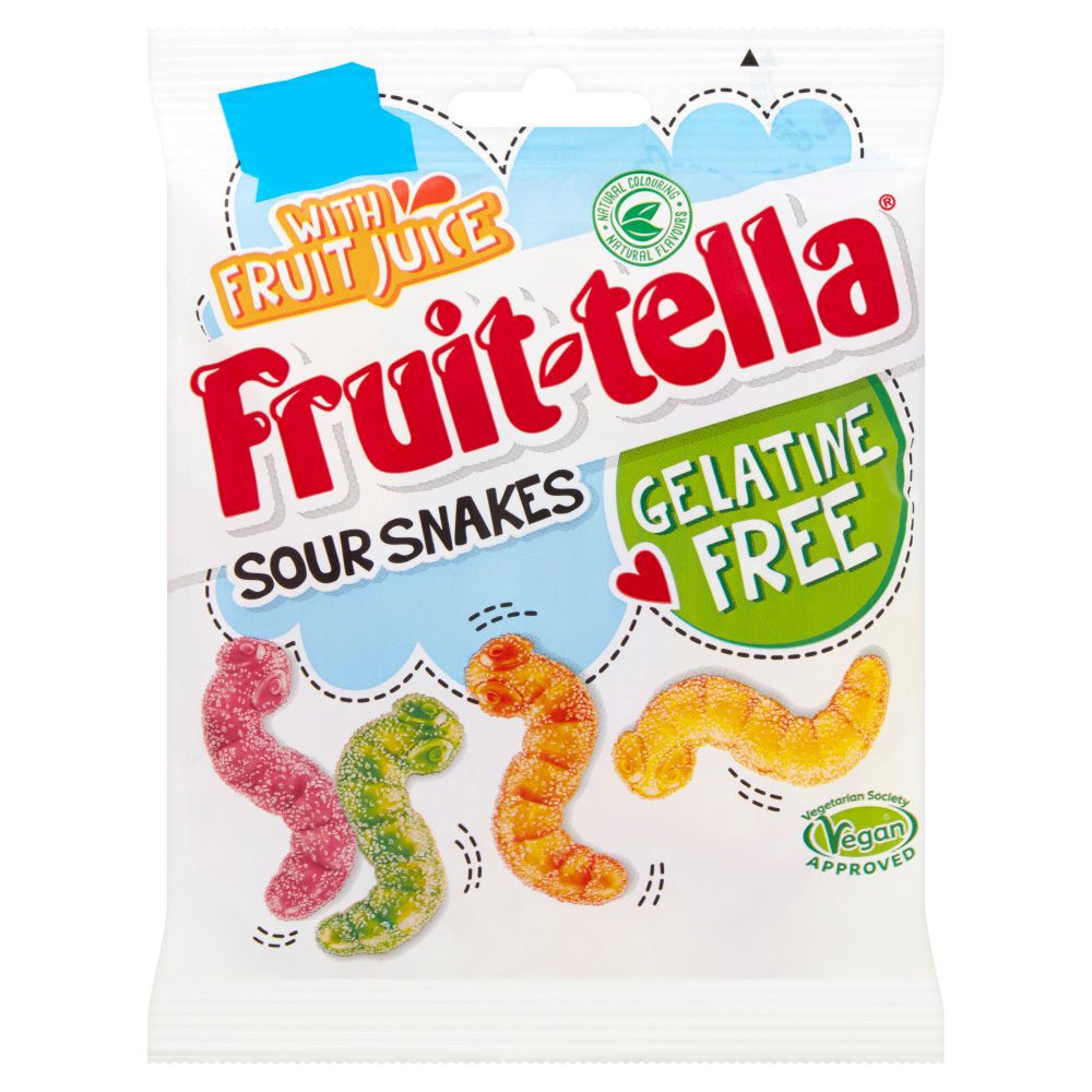 Fruittella Sour Snakes 100g-Food