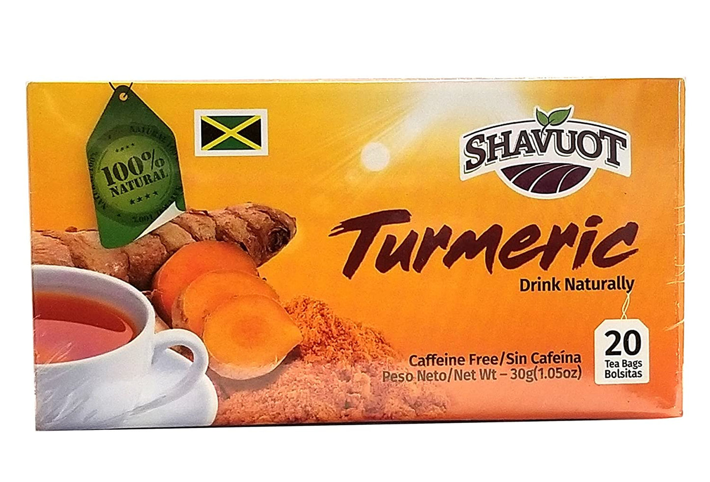 MASShavuot Turmeric Tea 24's Box of 6-Fd