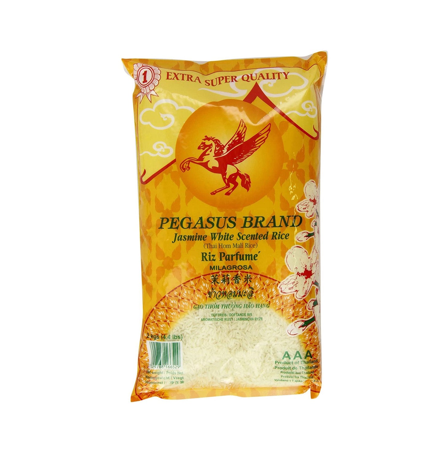 MASPegasus Fragrant Rice 2kg Box of 6-Fd