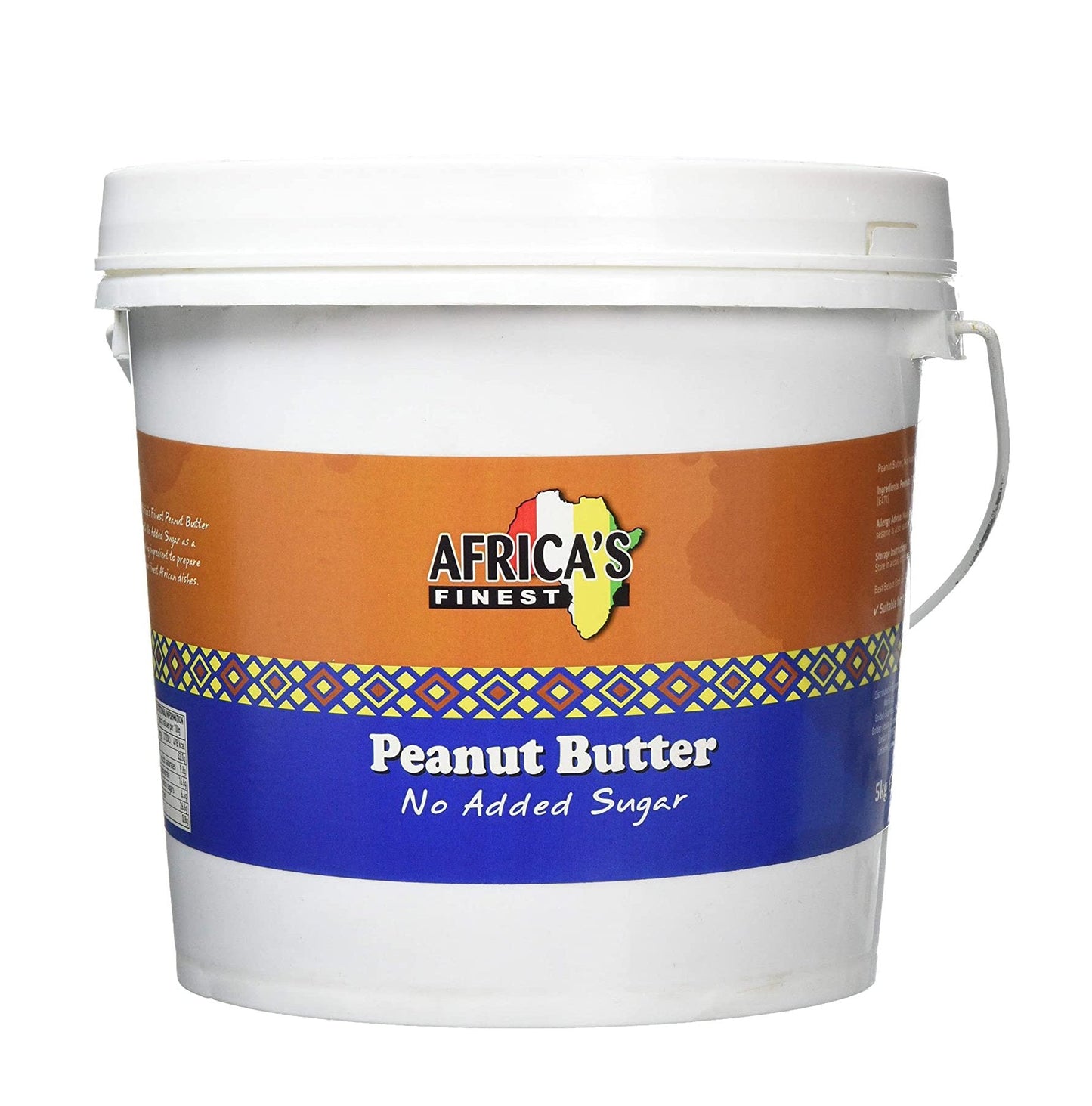 MASAfrica's Finest Peanut Butter No Added Sugar 5kg Box of 4-Fd