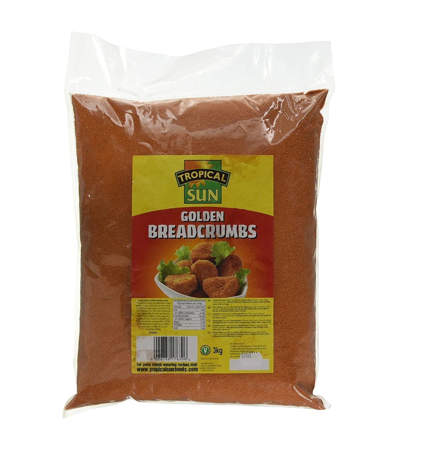 MASTropical Sun Golden Breadcrumbs 3kg-Fd