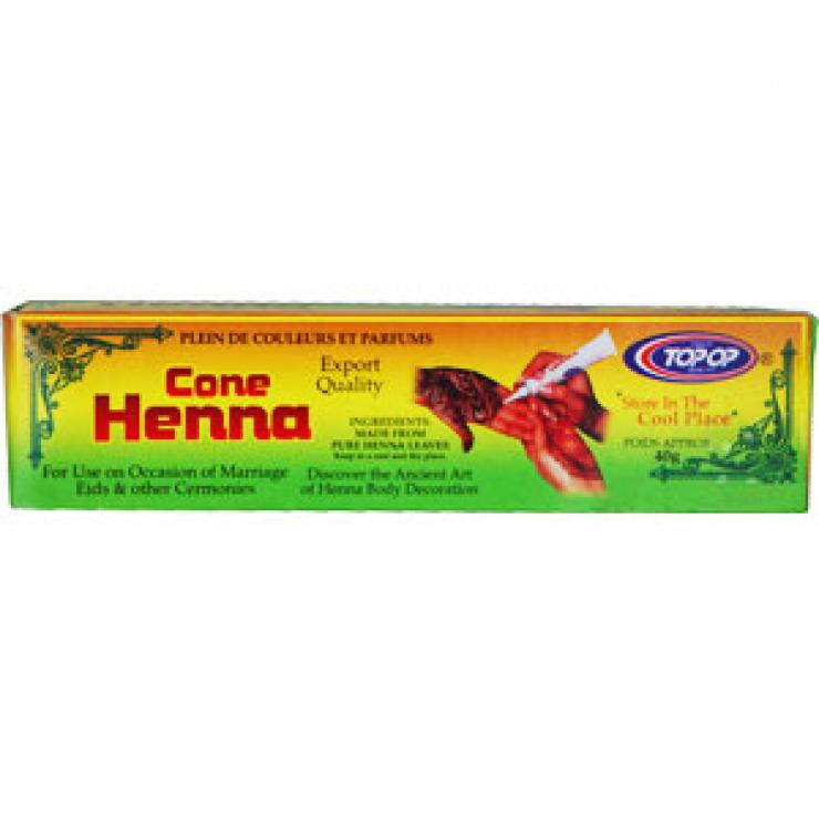 MASTop Op Henna Cone 40g Box of 12-Fd