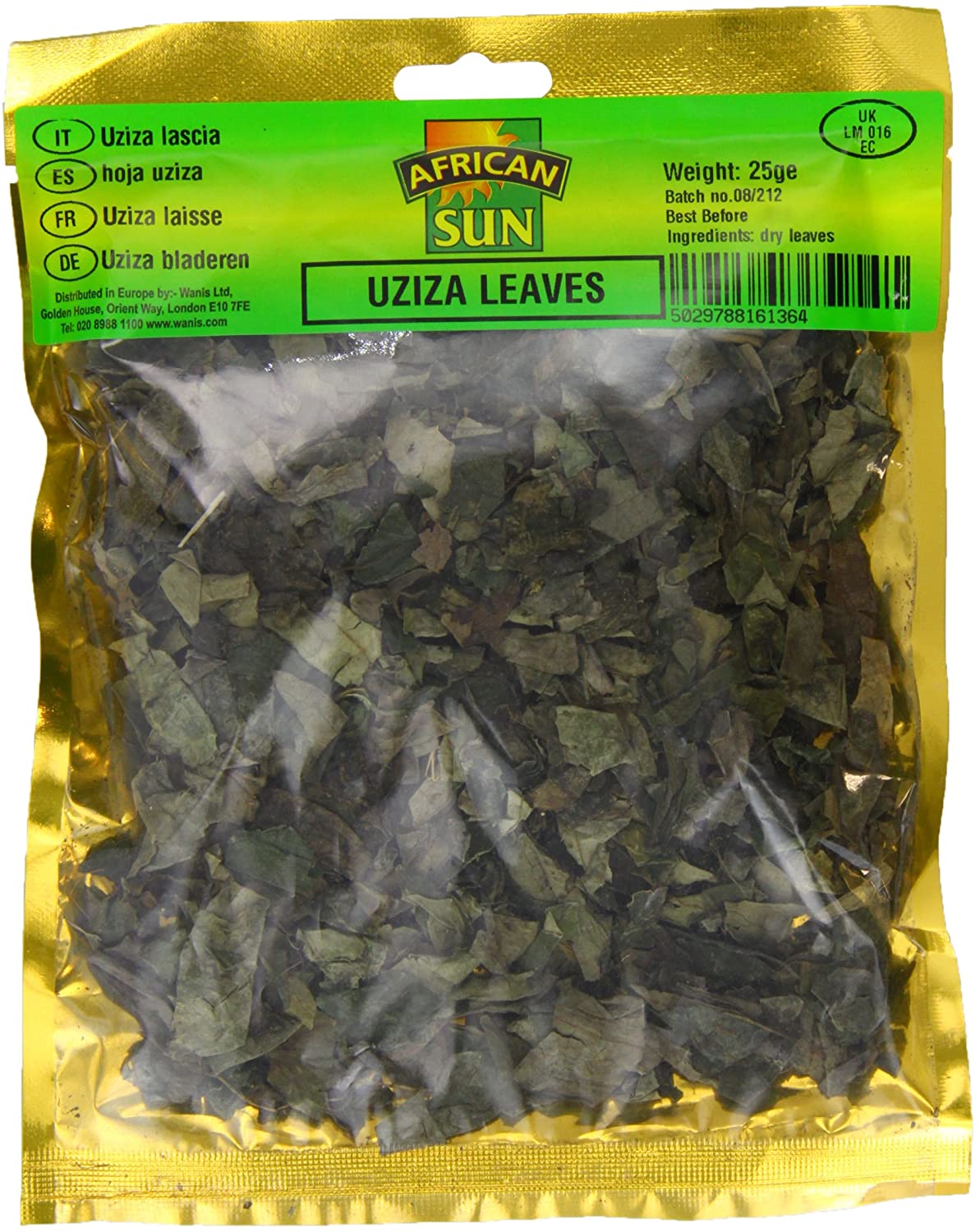 MASAfrican Sun Uziza Leaves 25g-Fd