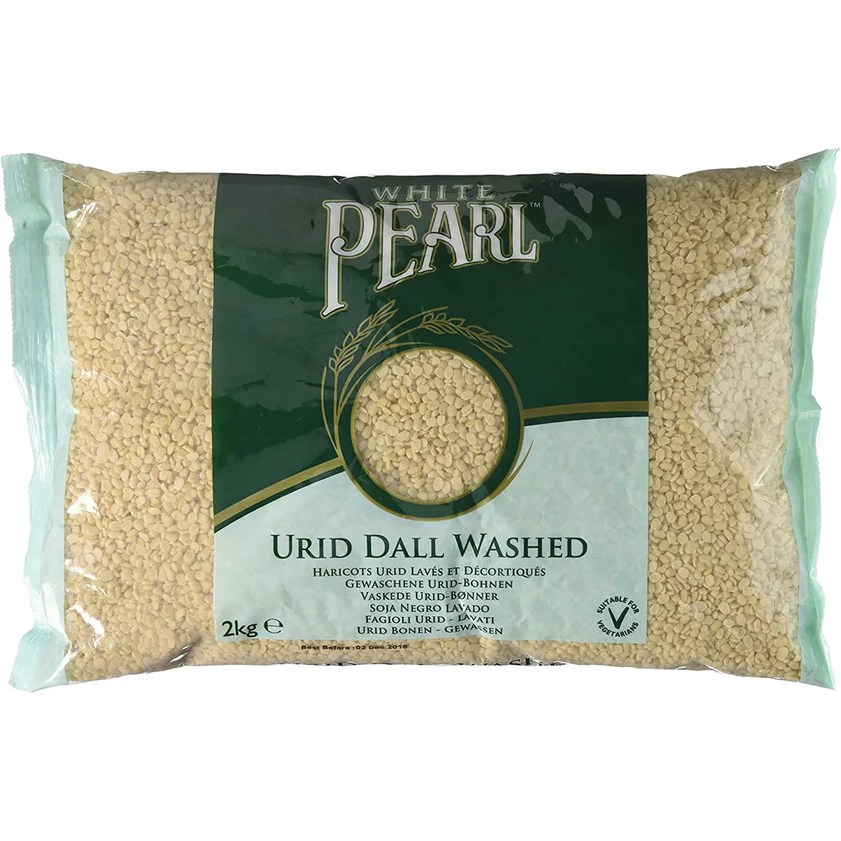 White Pearl Urid Dall Washed 2kg-Food