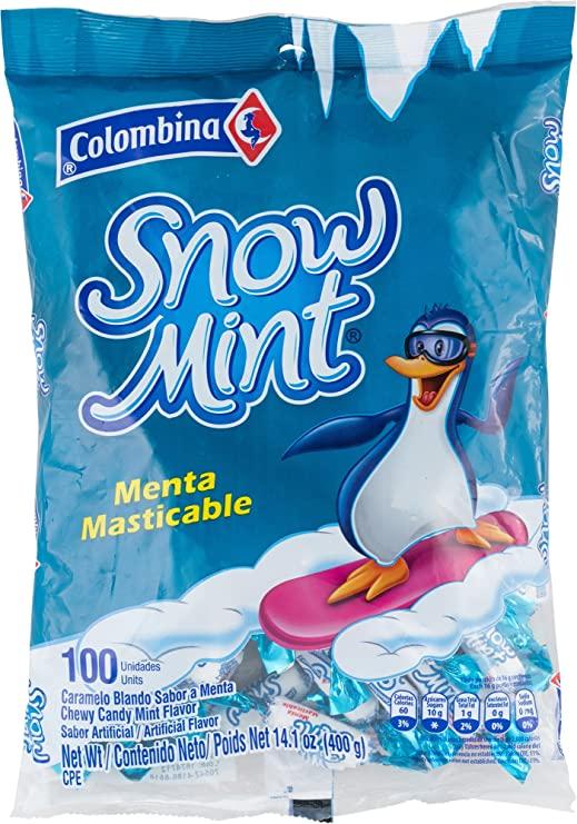 MASColombina Snow Mints 100 units Box of 1-Fd