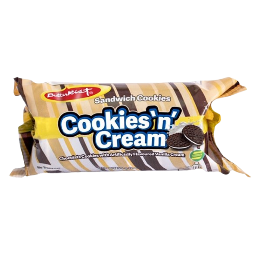 Butterkist Sandwich Cookies N Cream 55g