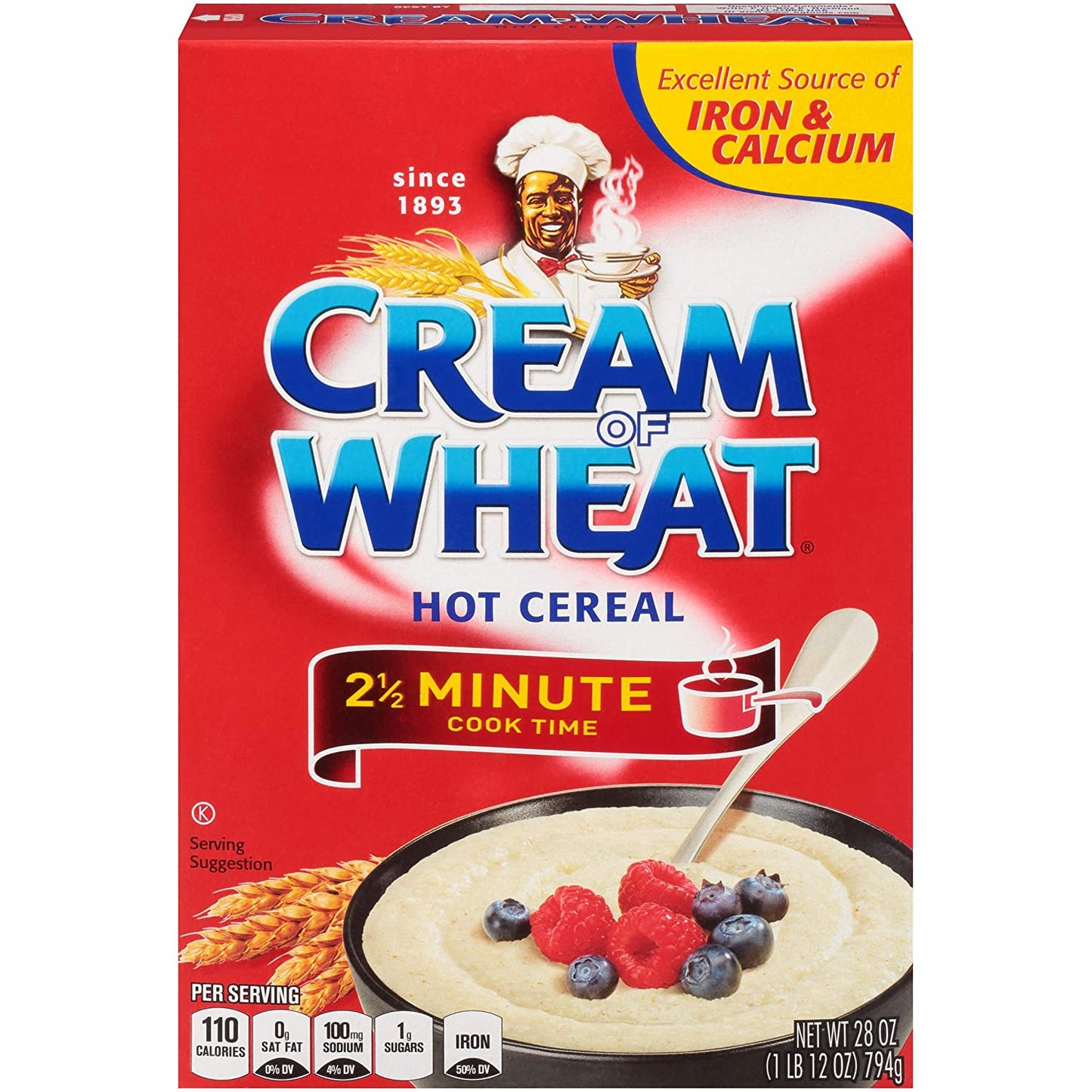 MASCream of Wheat Original Hot Cereal 340 Box of 12-Fd