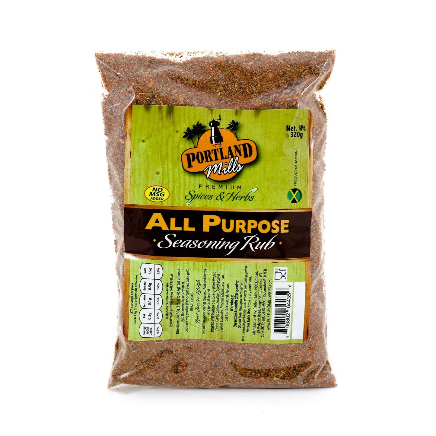SKPortland mills Jamaican All Purpose Seasoning 320g