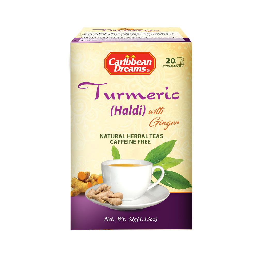 MASCaribbean Dreams Tumeric Ginger Tea 20's Box of 6-Fd
