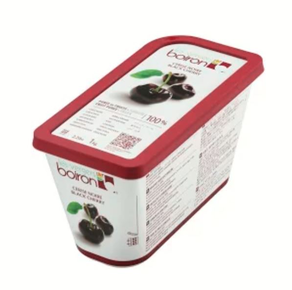 MASFrozen Black Cherry Puree 1kg-Fd