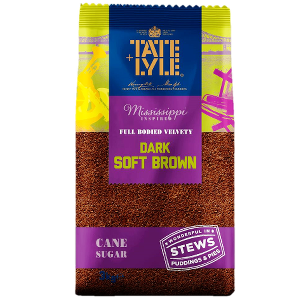 Tate and Lyle Dark Soft Brown Sugar 3kg Box of 4