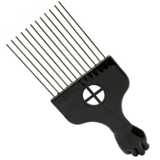 MASAfro Comb Plastic With Metal Handle-Food