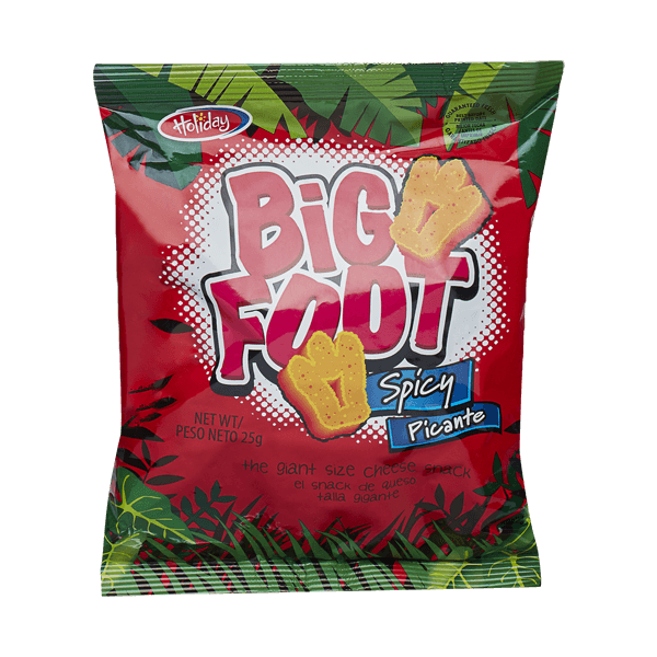 MASHoliday Big Foot Cheese Snack Spicy 25g-Fd