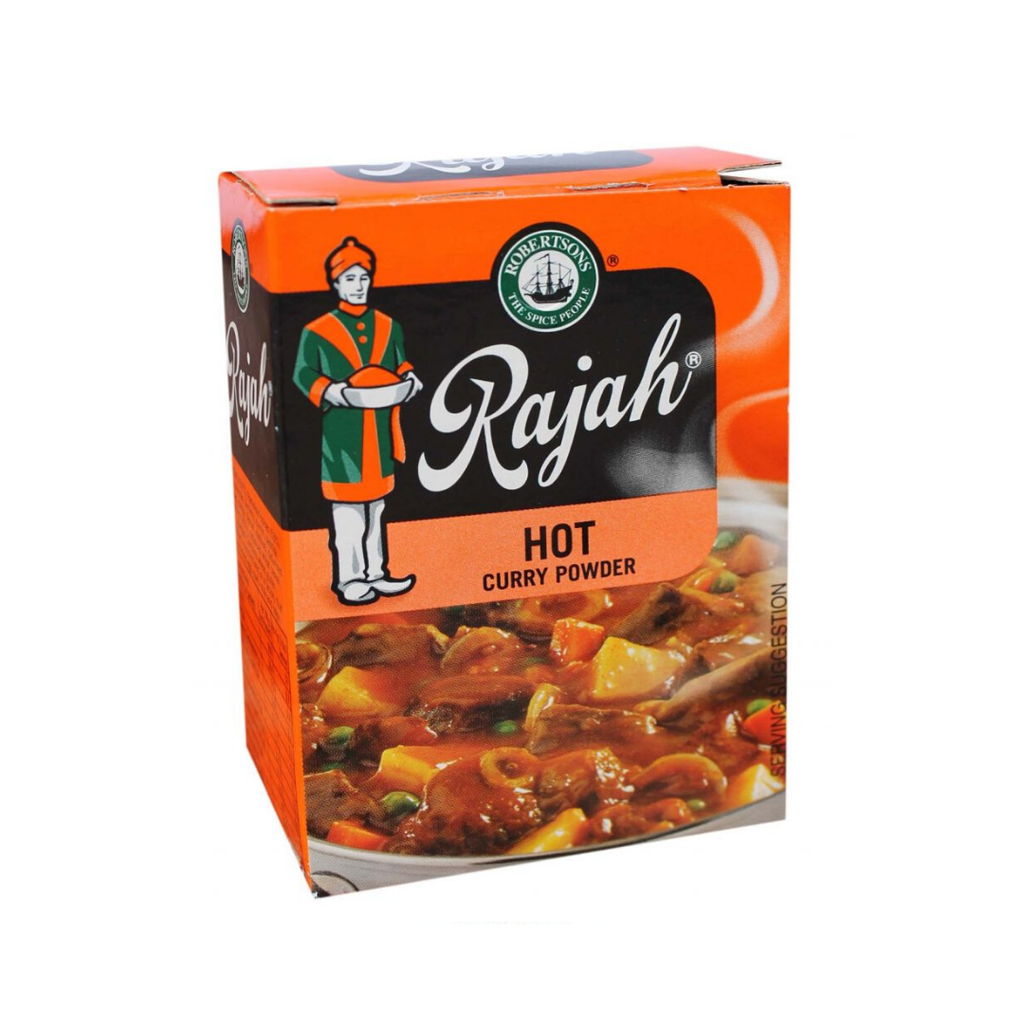 MASRajah Curry Powder Hot 100g Box of 10-Fd