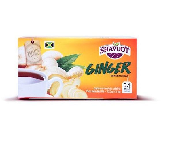 MASShavuot Ginger Tea 24's Box of 6-Fd