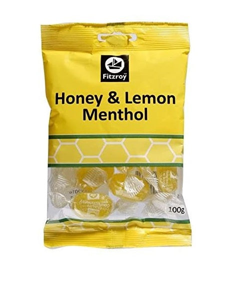 MASFitzroy Honey & Lemon Menthol 100g-Fd