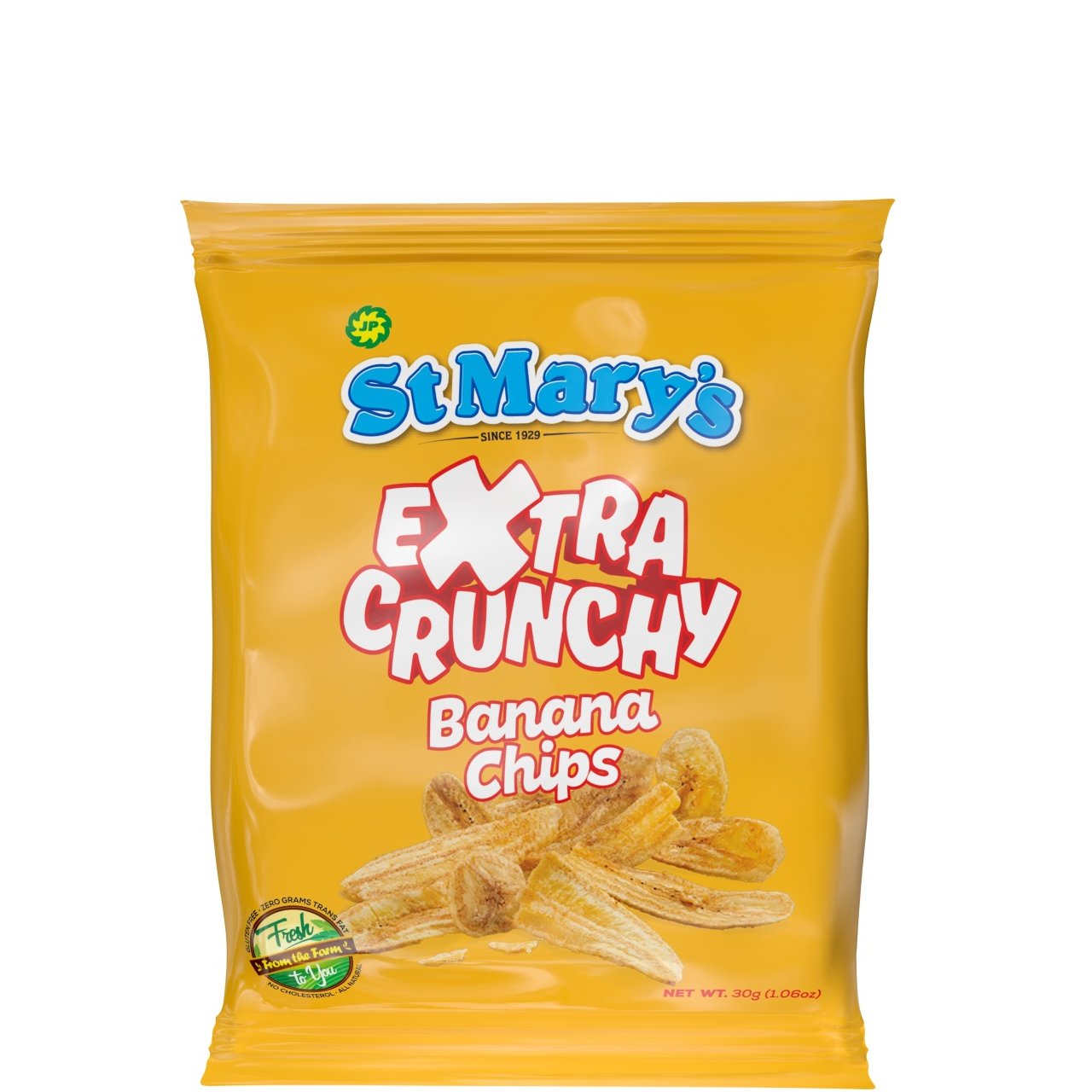 MASSt Marys Banana Chips Extra Crunchy 30g-Fd