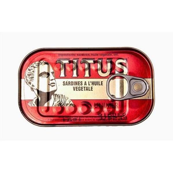 Titus Sardines in Sunflower Oil 125g