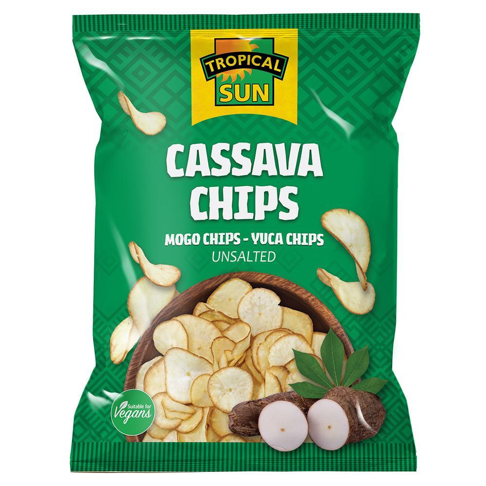 MASTropical Sun Cassava Chips Unsalted 80g Box of 12-Fd