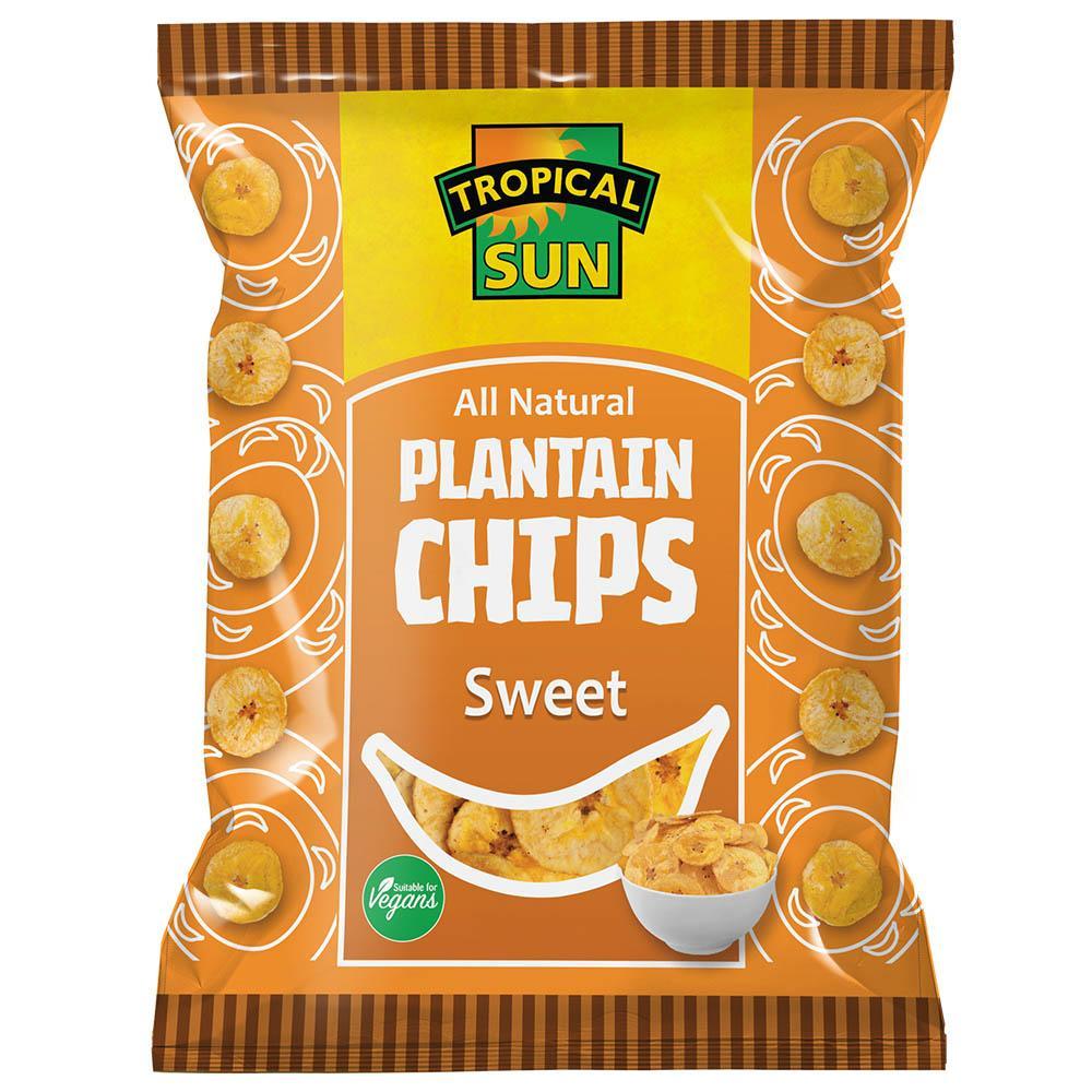 MASTropical Sun Plantain Chips Sweet 40g Box of 12-Fd